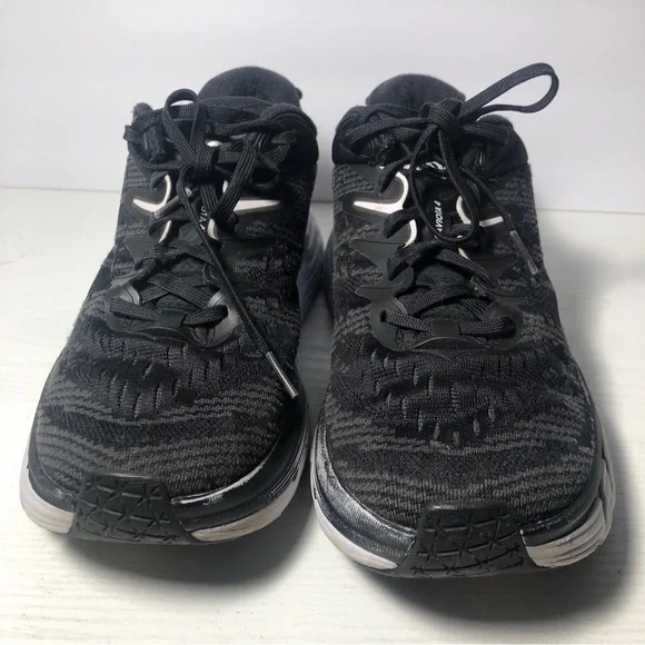 Hoka One One Gaviota 4 Black White Athletic Running Shoes Women's  Size 9.5B - Picture 2 of 10